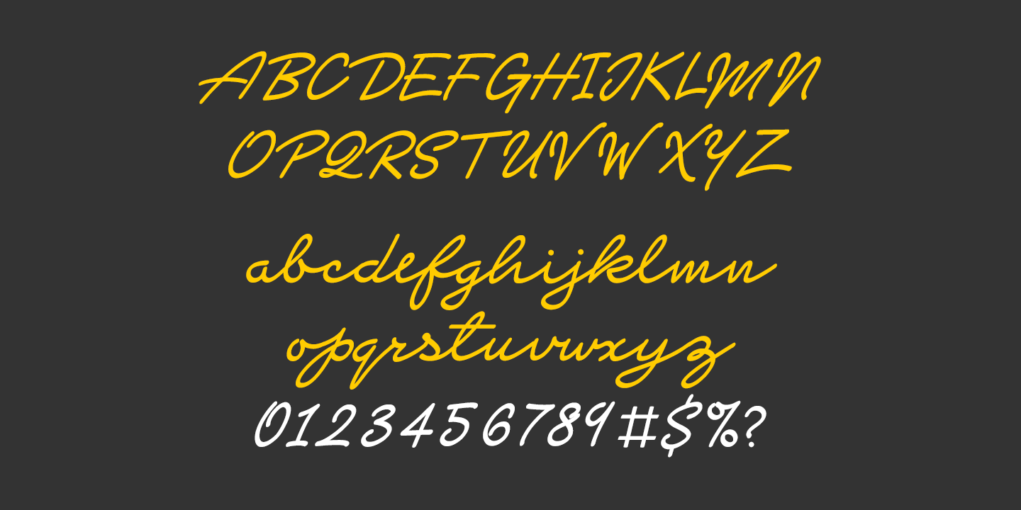 Example font Sultan Nizar Pro #3